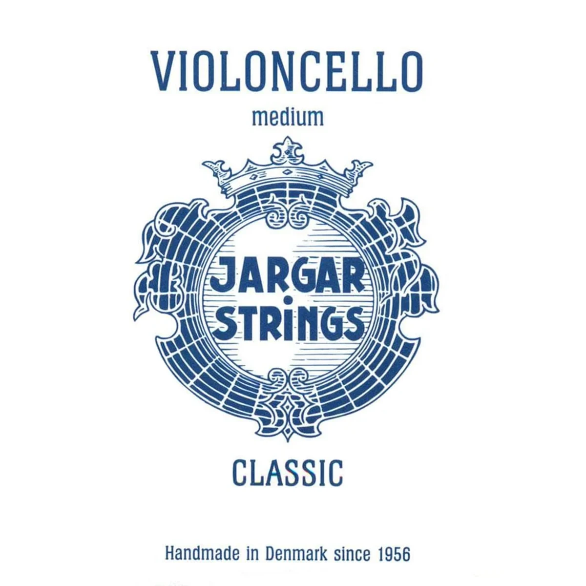 Corda Jargar Classic per violoncello su sfondo neutro
