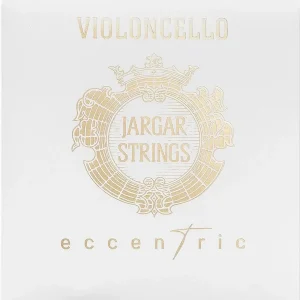 Corda Jargar Eccentric per violoncello su sfondo neutro