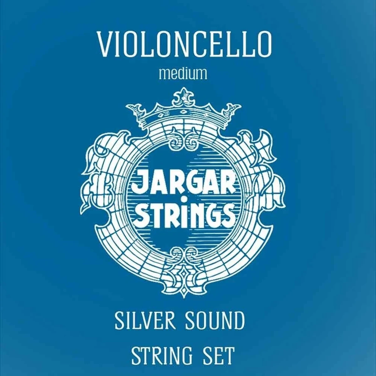 Corda Jargar Silver Sound per violoncello su sfondo neutro