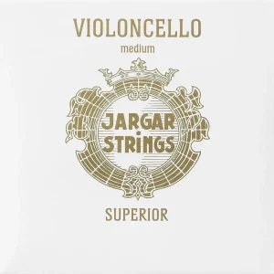 Corda Jargar Superior per violoncello su sfondo neutro
