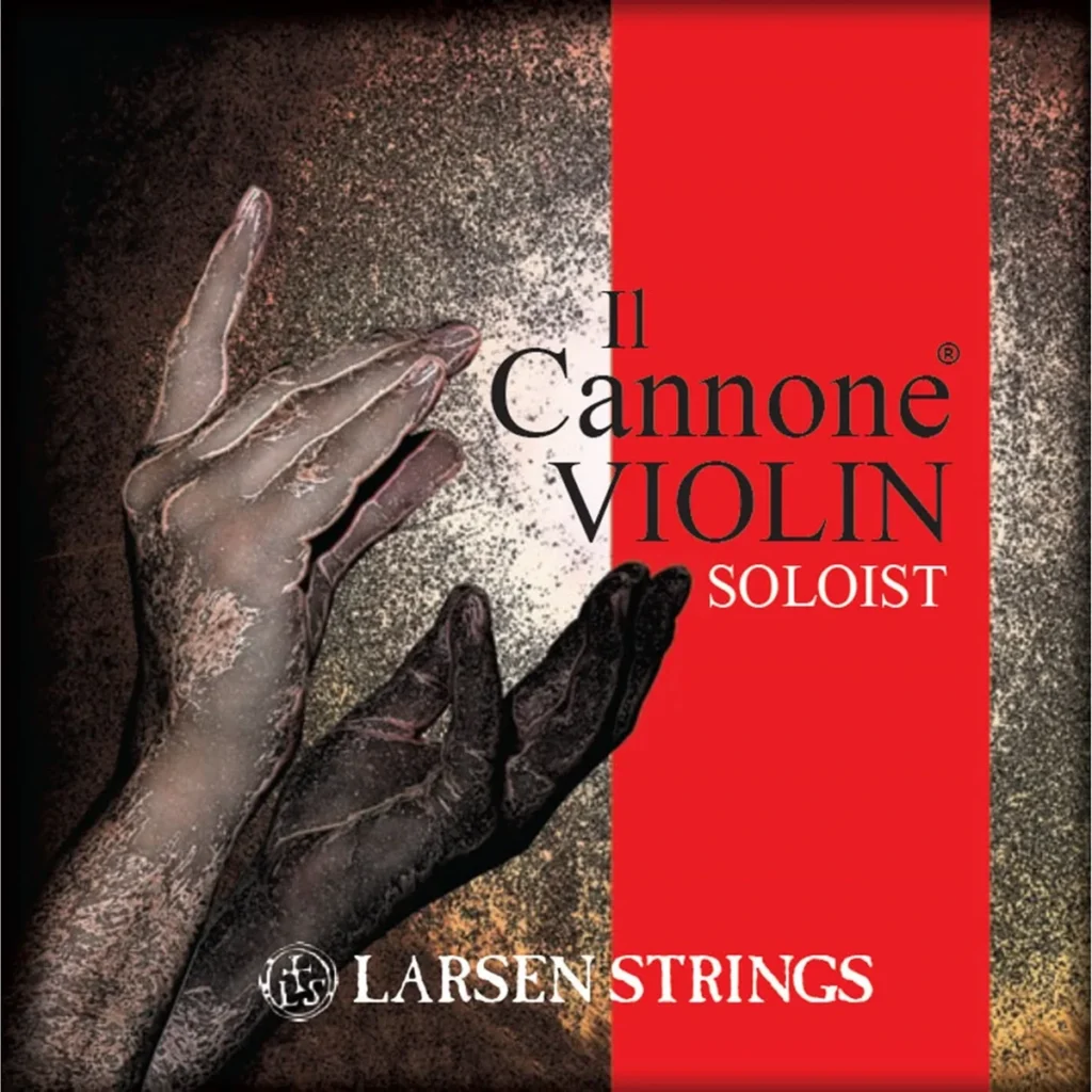 Corda Larsen Il Cannone Soloist per violino su sfondo neutro