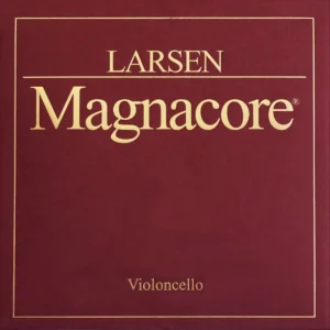 Corda Larsen Magnacore per violoncello su sfondo neutro