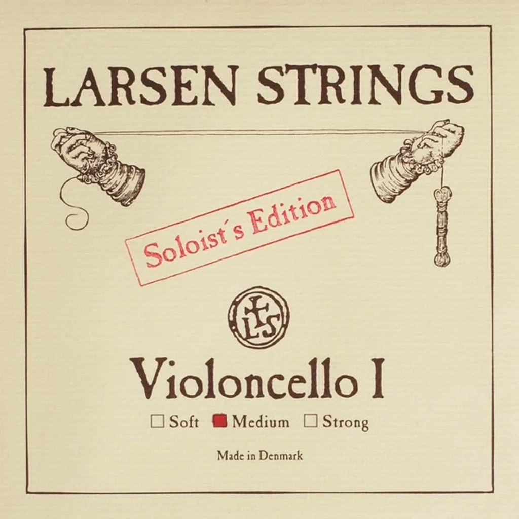 Corda Larsen Original Soloist per violoncello su sfondo neutro