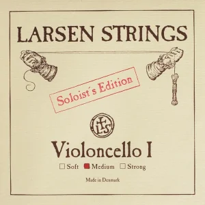 Corda Larsen Original Soloist per violoncello su sfondo neutro