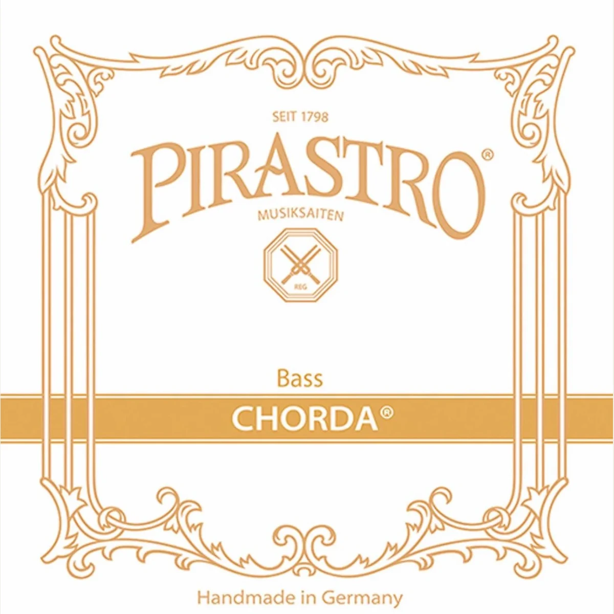 Corda Pirastro Chorda per contrabbasso su sfondo neutro