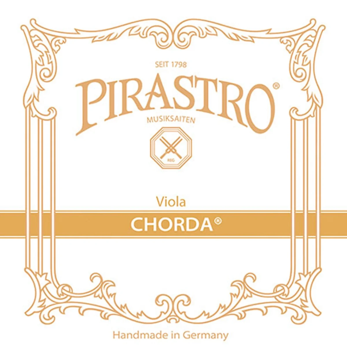 Corda Pirastro Chorda per viola su sfondo neutro
