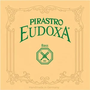 Corda Pirastro Eudoxa per contrabbasso su sfondo neutro