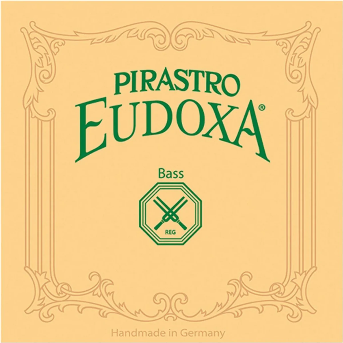 Corda Pirastro Eudoxa per contrabbasso su sfondo neutro