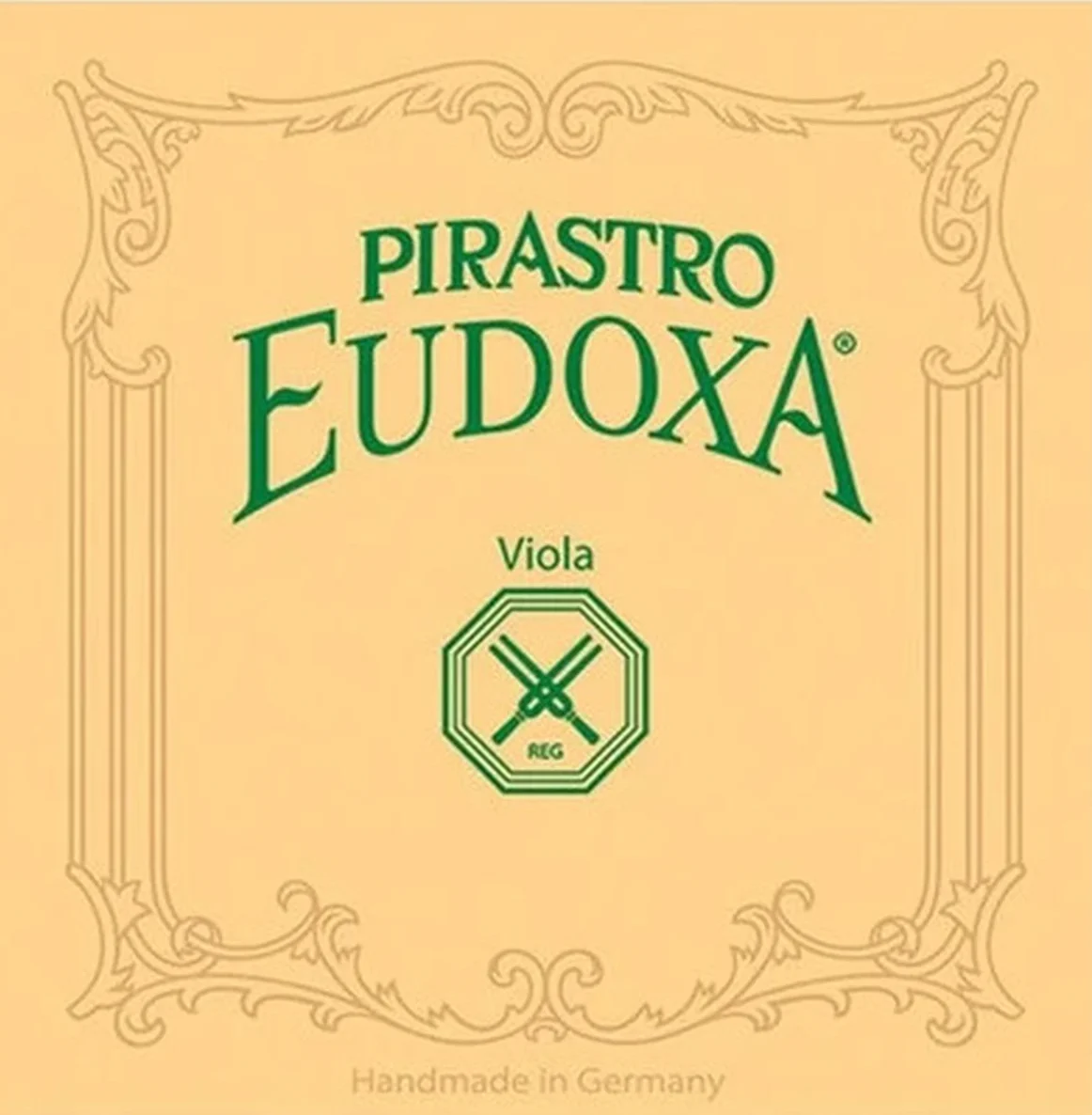 Corda Pirastro Eudoxa per viola su sfondo neutro