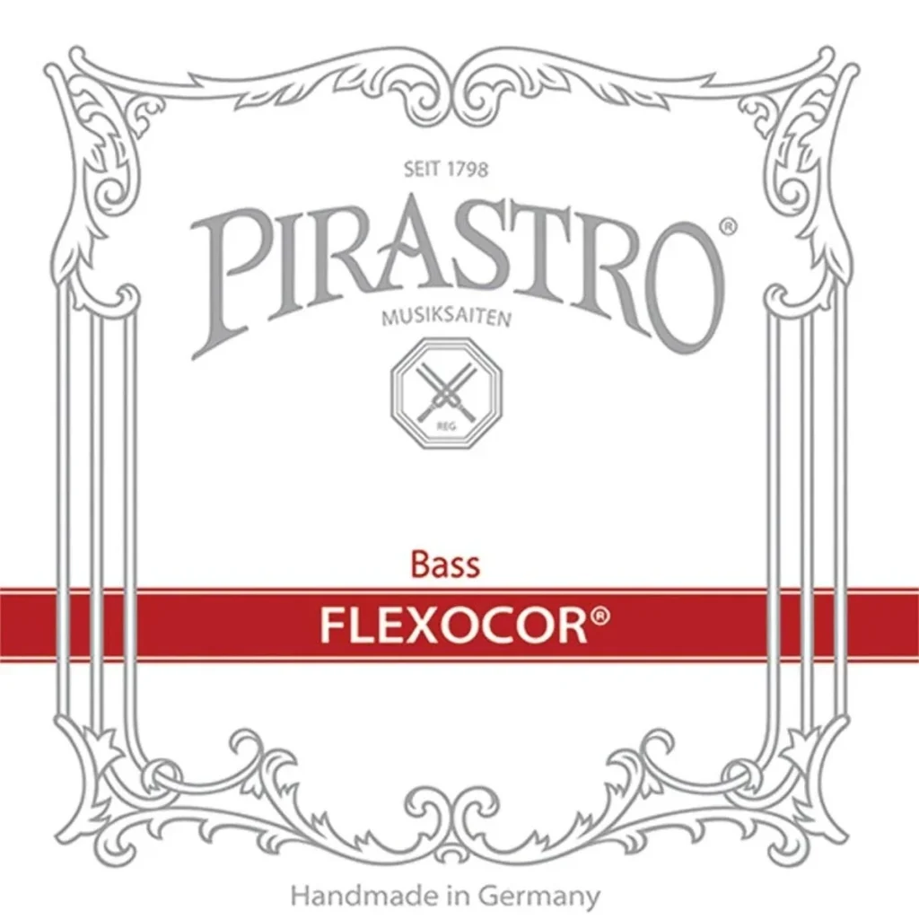 Corda Pirastro Flexocor per contrabbasso su sfondo neutro