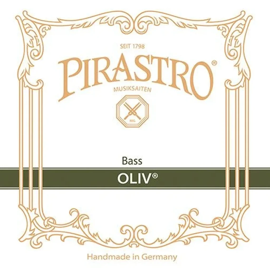 Corda Pirastro Oliv per contrabbasso su sfondo neutro