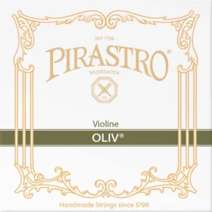 Corda Pirastro Oliv per violino su sfondo neutro