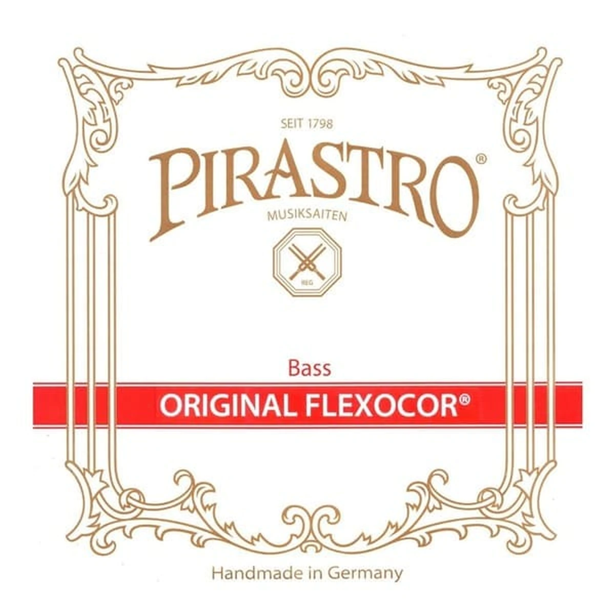 Corda Pirastro Original Flexcore per contrabbasso su sfondo neutro