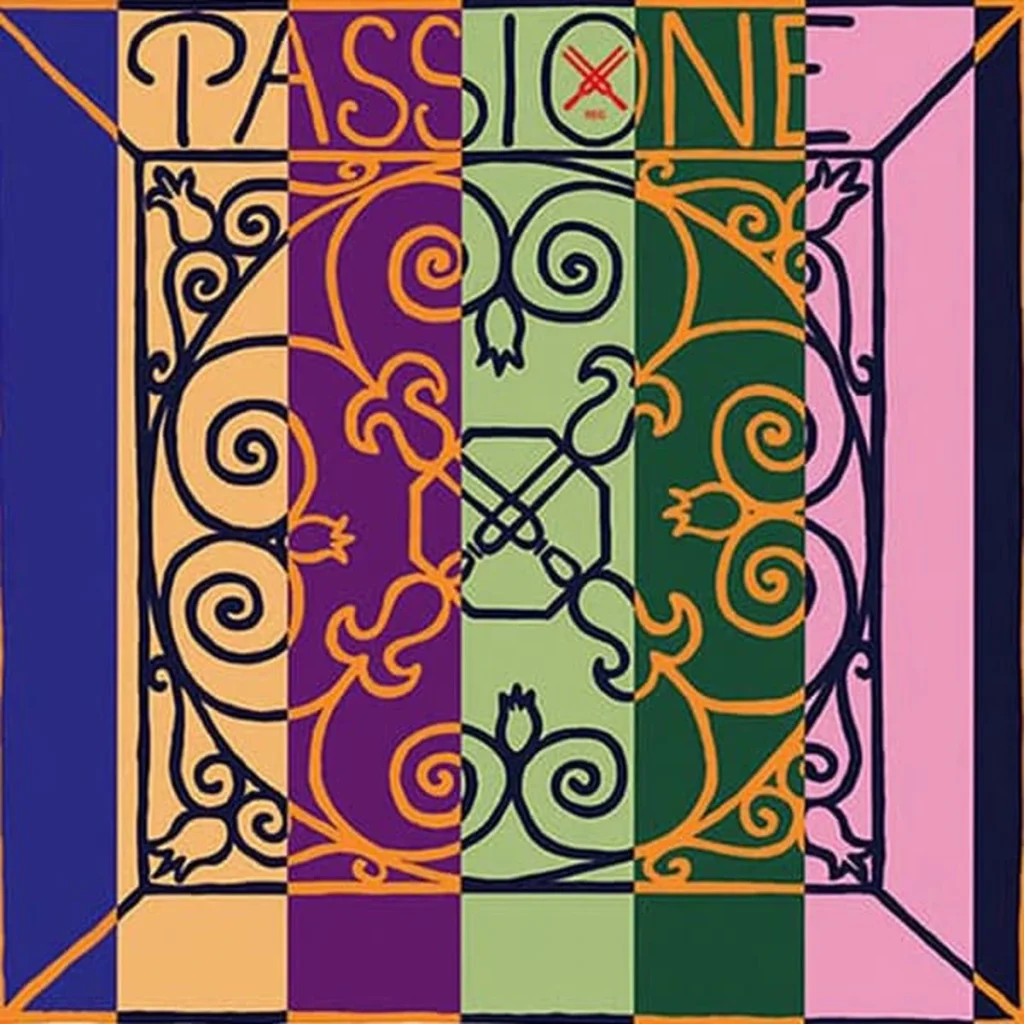 Corda Pirastro Passione per viola su sfondo neutro