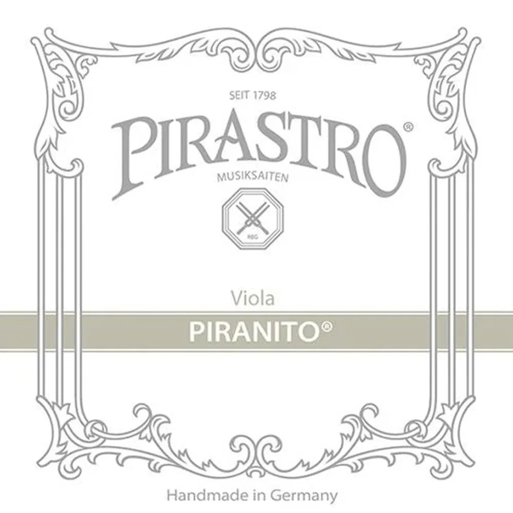 Corda Pirastro Piranito per viola su sfondo neutro