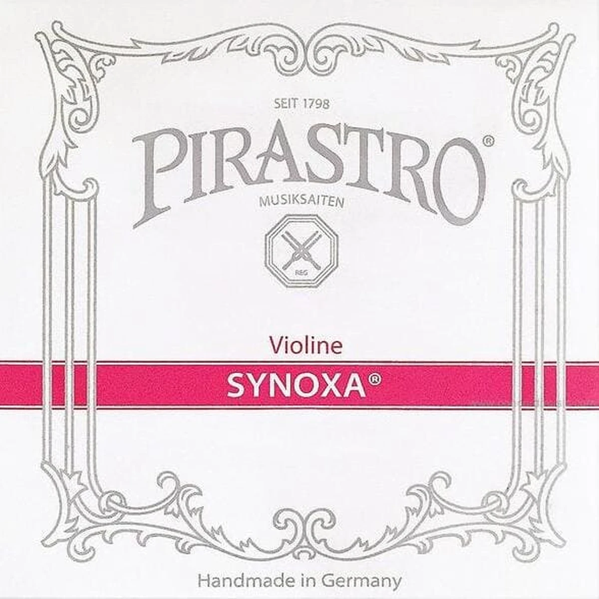 Corda Pirastro Synoxa per violino su sfondo neutro