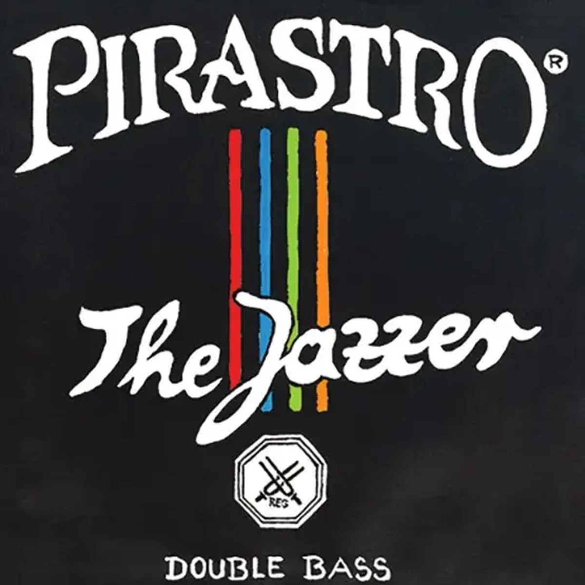 Corda Pirastro The Jazzer per contrabbasso su sfondo neutro