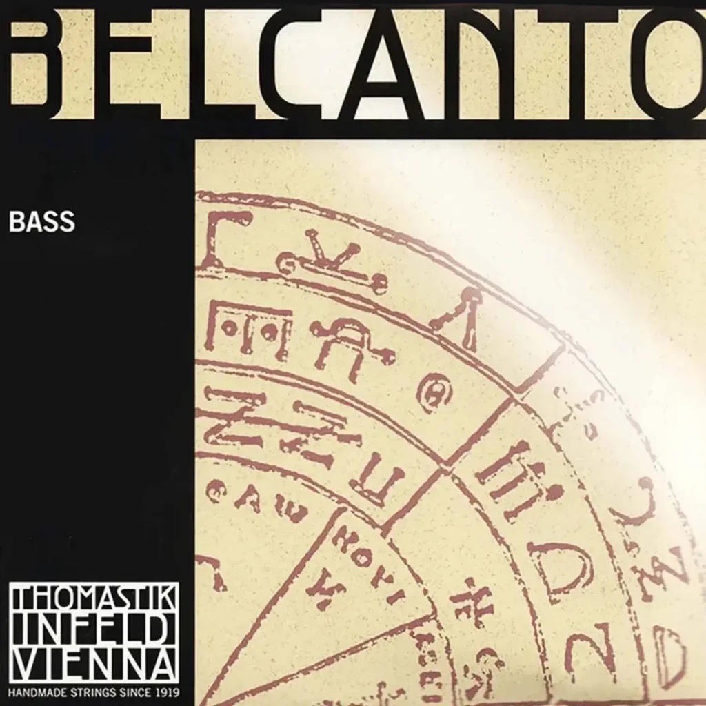 Corda Thomastik-Infeld Belcanto per contrabbasso su sfondo neutro