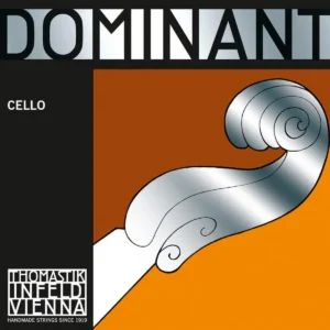 Corda Thomastik-Infeld Dominant per violoncello su sfondo neutro