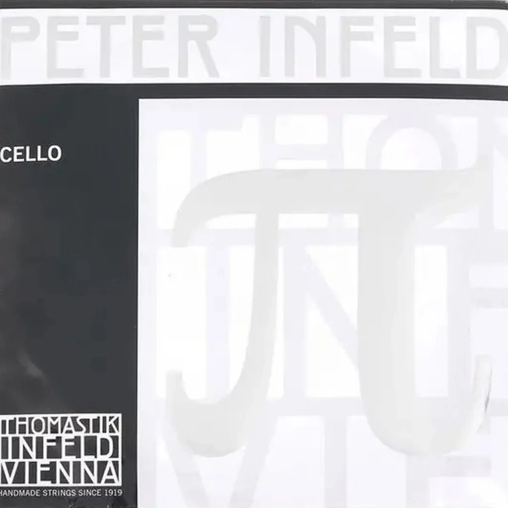 Corda Thomastik-Infeld Peter Infeld per violoncello su sfondo neutro