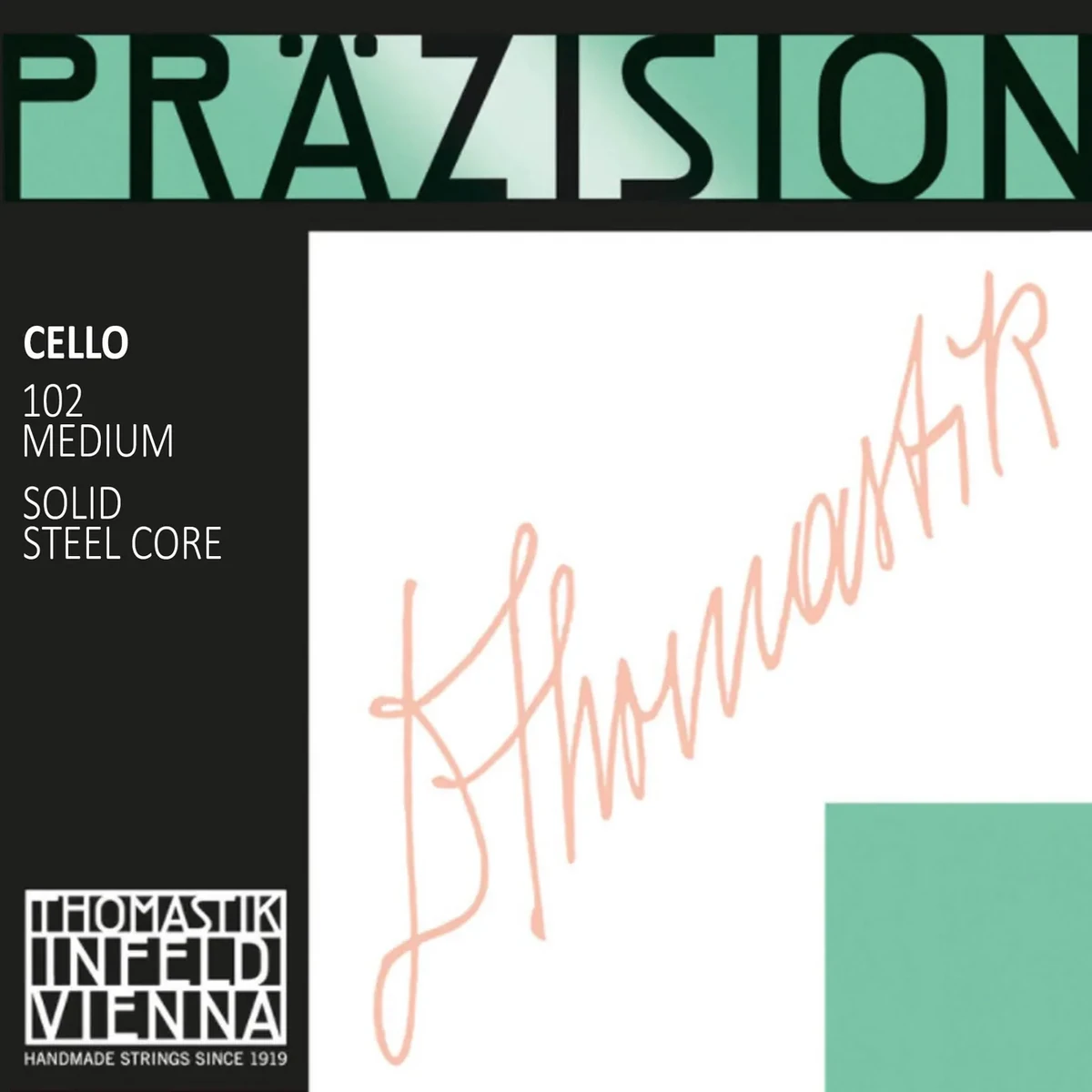 Corda Thomastik-Infeld Präzision per violoncello su sfondo neutro