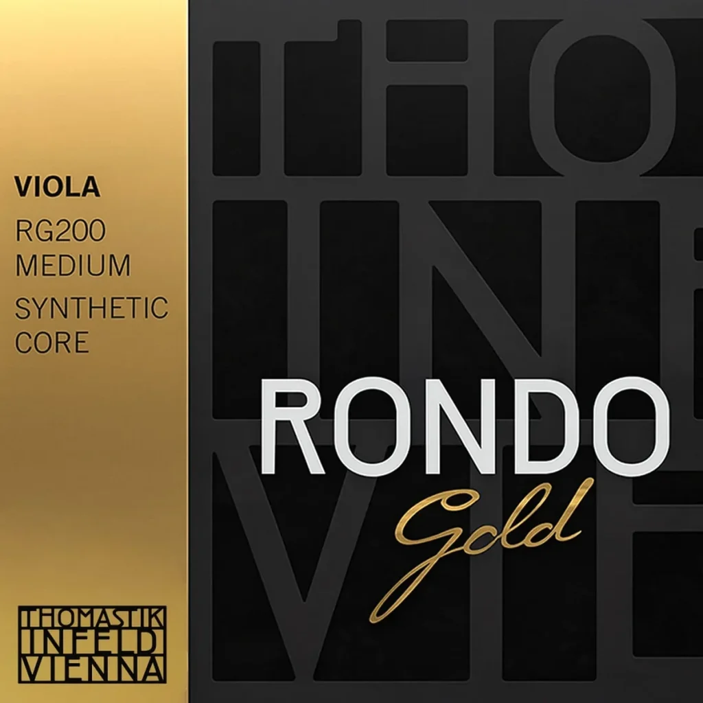 Corda Thomastik-Infeld Rondo Gold per viola su sfondo neutro