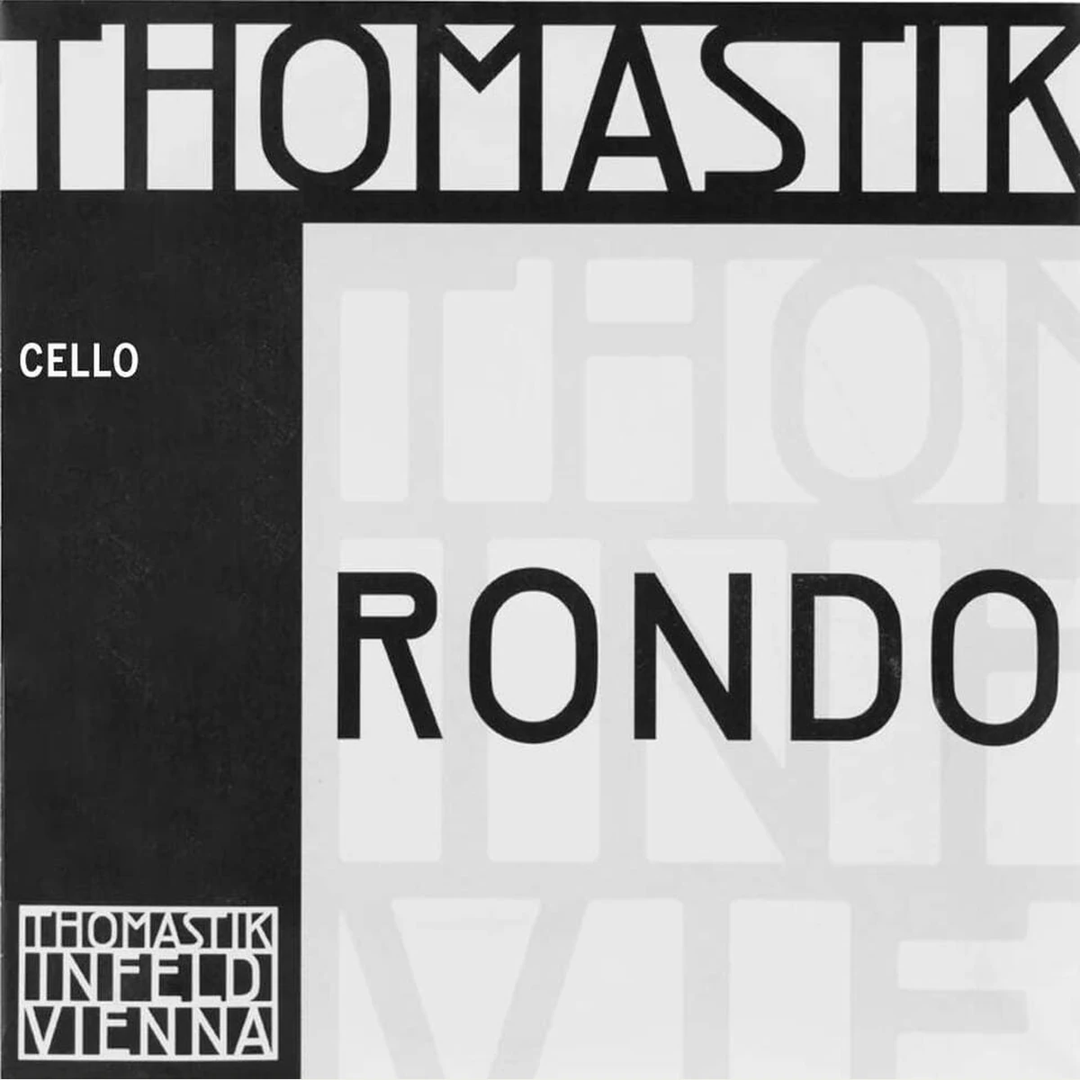 Corda Thomastik-Infeld Rondo per violoncello su sfondo neutro