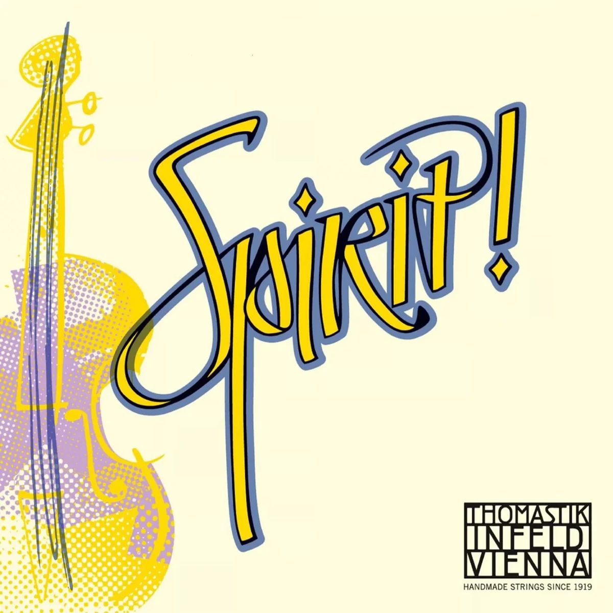 Corda Thomastik-Infeld Spirit per violoncello su sfondo neutro