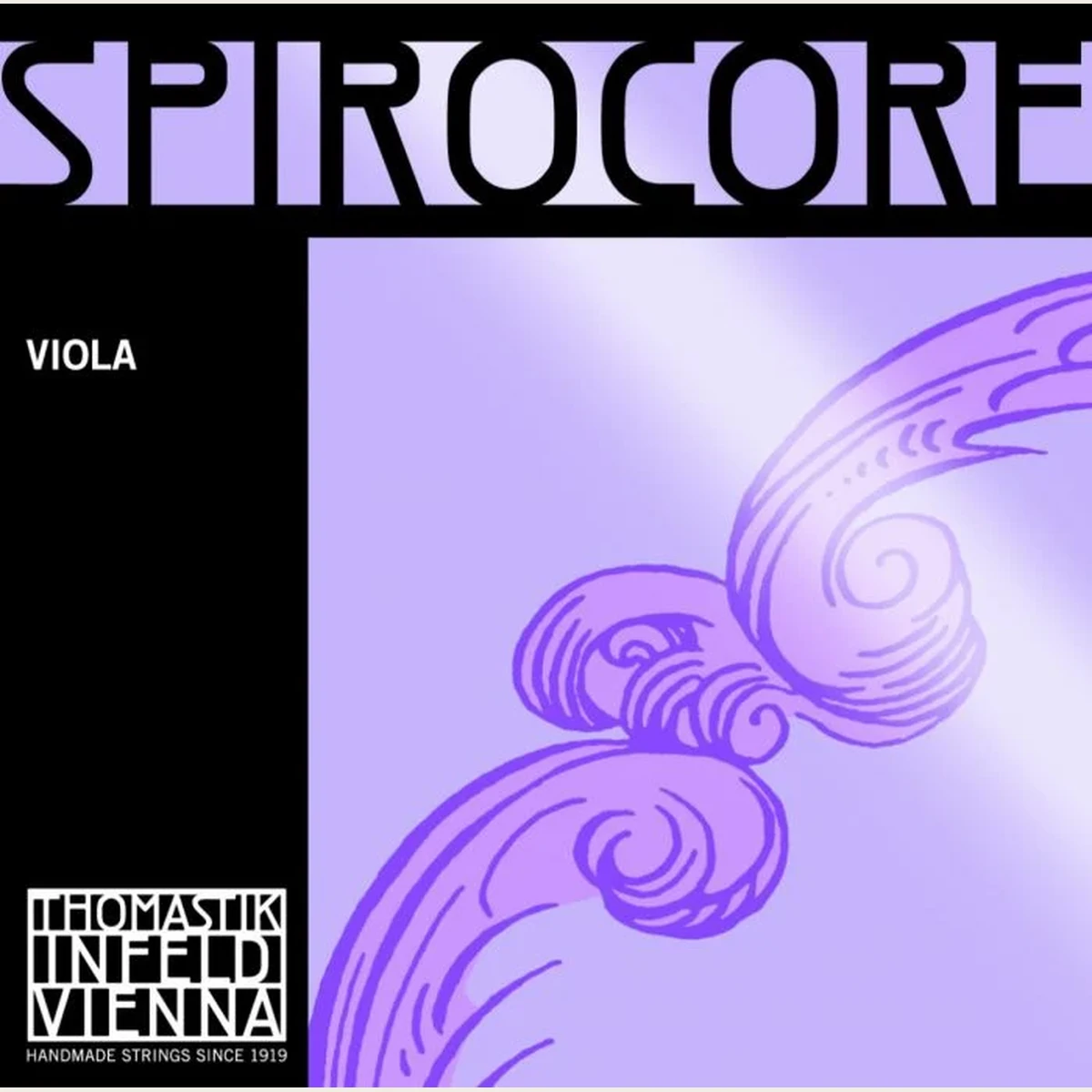 Corda Thomastik-Infeld Spirocore per viola su sfondo neutro