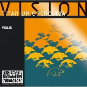 Corda Thomastik-Infeld Vision Titanium Orchestra per violino su sfondo neutro