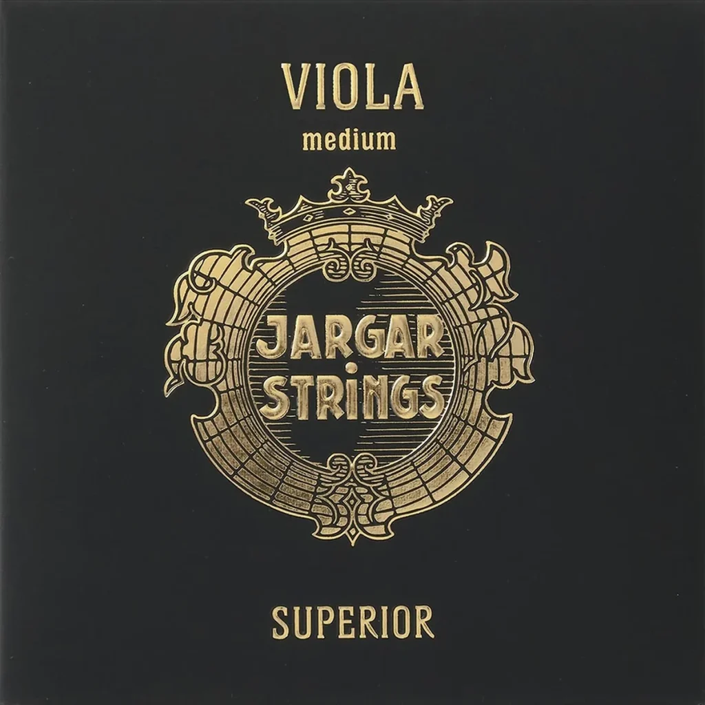 Corde Jargar Superior per viola Set su sfondo neutro