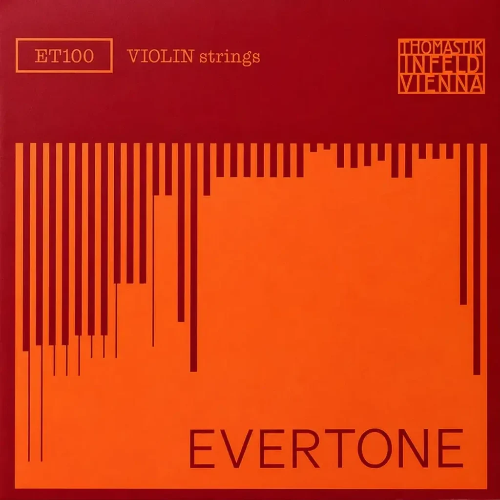Corde Thomastik-Infeld Evertone per violino su sfondo neutro