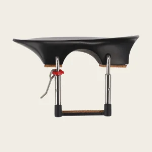 Mentoniera Teller Flesch New in ebano per violino 4/4, montaggio centrale