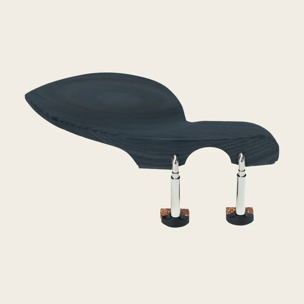 Mentoniera Wolf Standard Guarneri in ebano per violino 4/4, montaggio sopra la cordiera